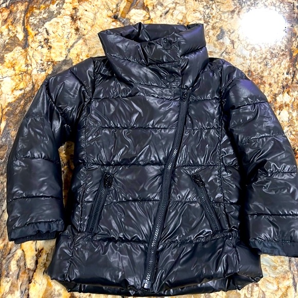 Kids Black Puffer Jacket - Picture 1 of 13
